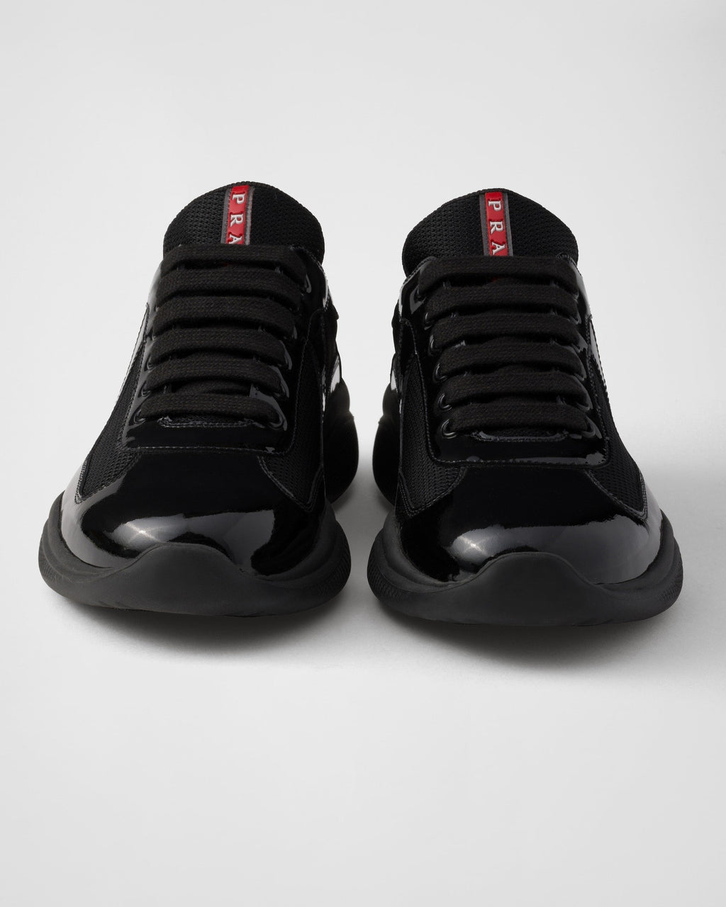 Prada America’s Cup en cuir verni et tissu