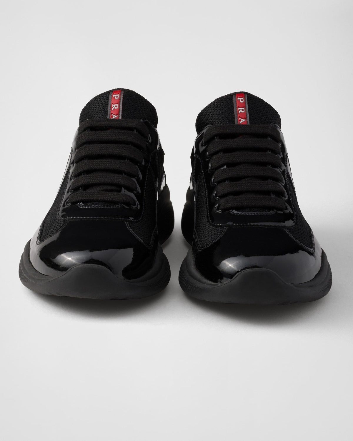 Prada America’s Cup en cuir verni et tissu