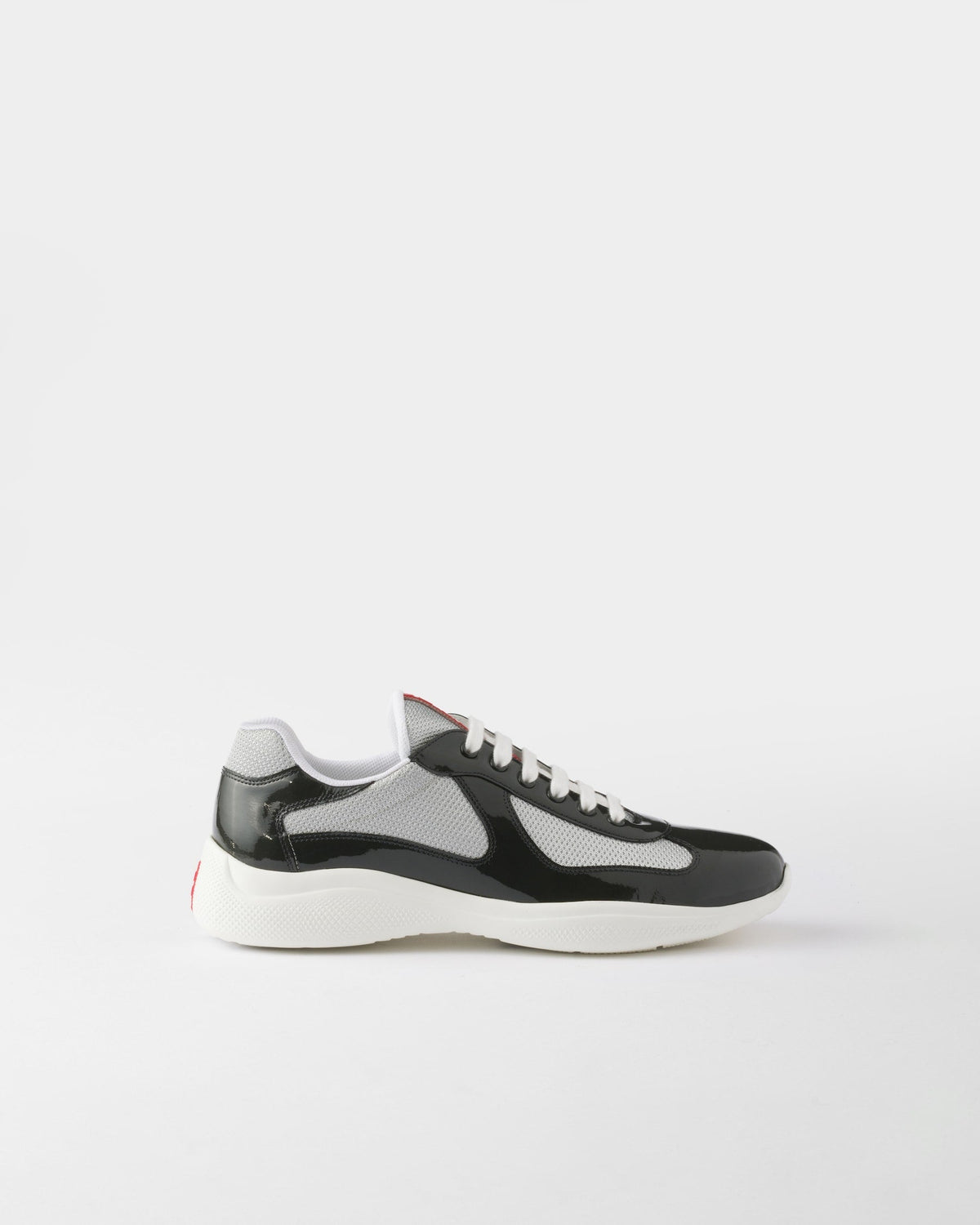 Prada America’s Cup en cuir verni et tissu