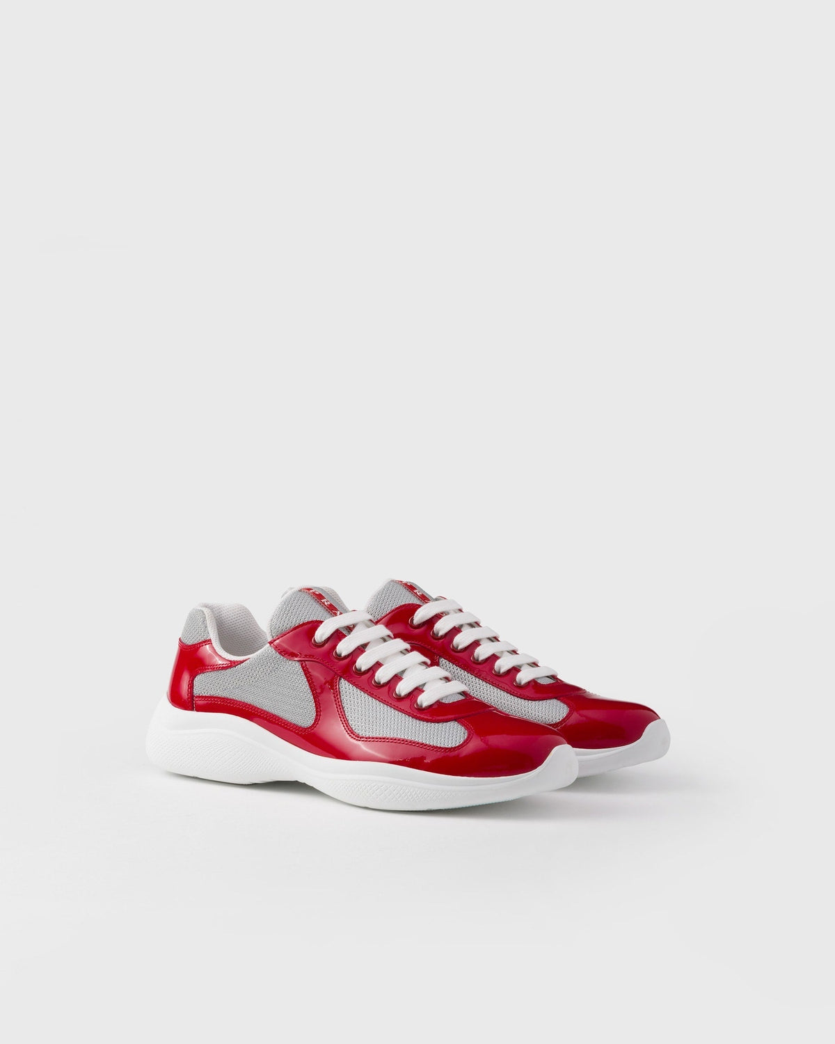 Prada America’s Cup en cuir verni et tissu