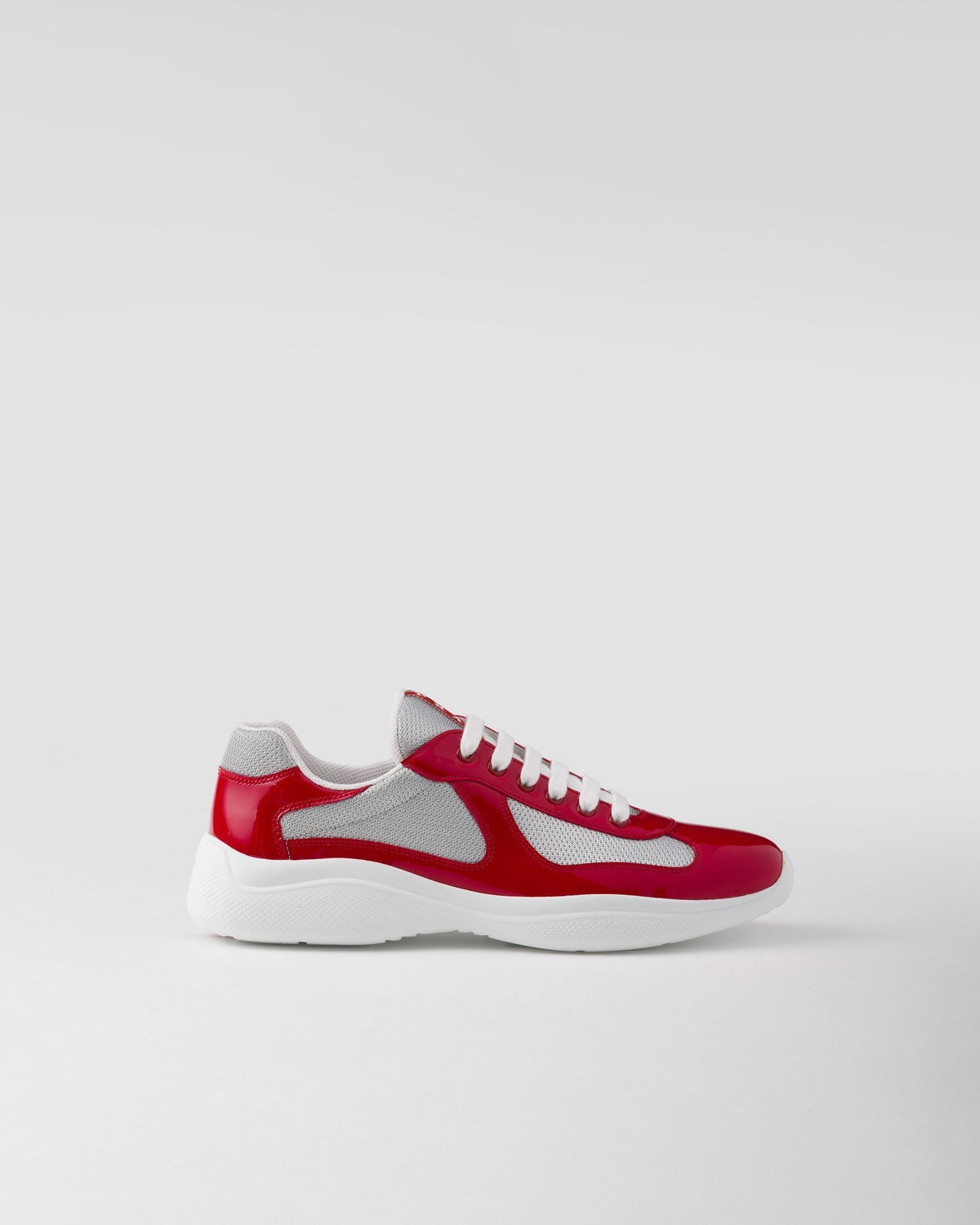 Prada America’s Cup en cuir verni et tissu