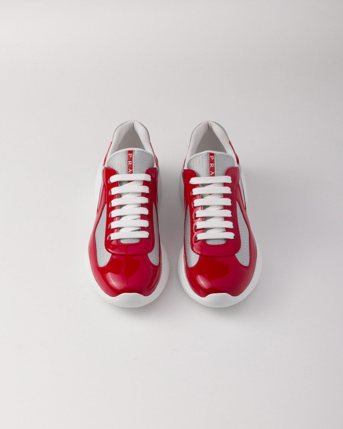 Prada America’s Cup en cuir verni et tissu