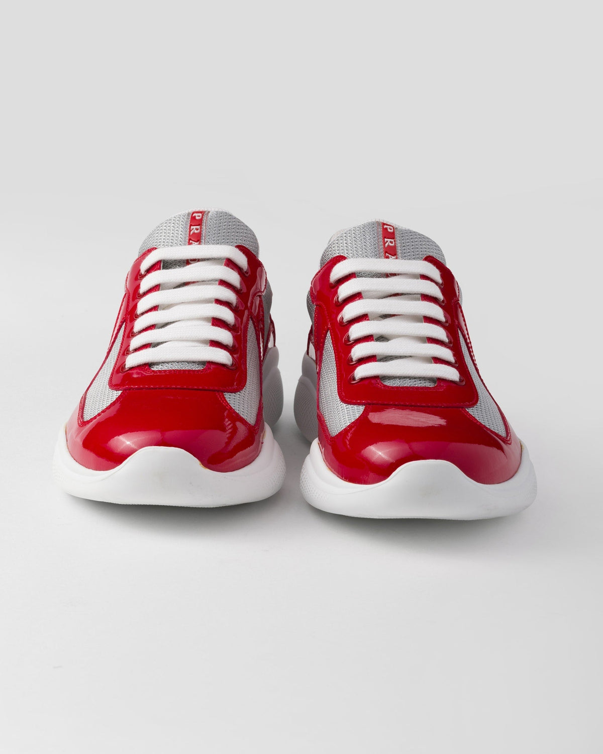 Prada America’s Cup en cuir verni et tissu