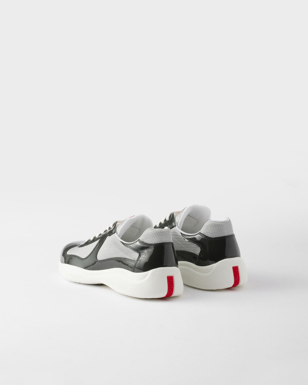 Prada America’s Cup en cuir verni et tissu