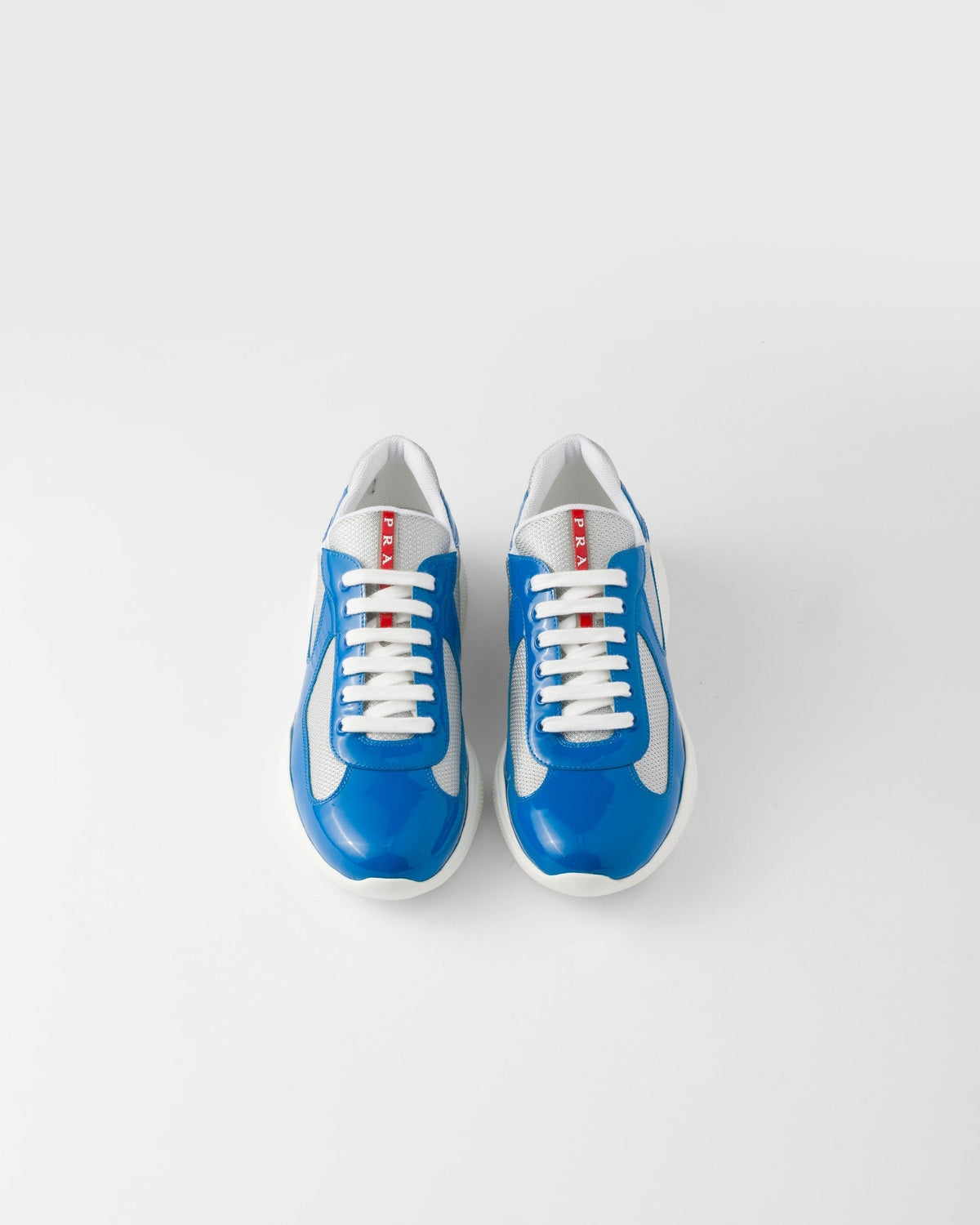 Prada America’s Cup en cuir verni et tissu