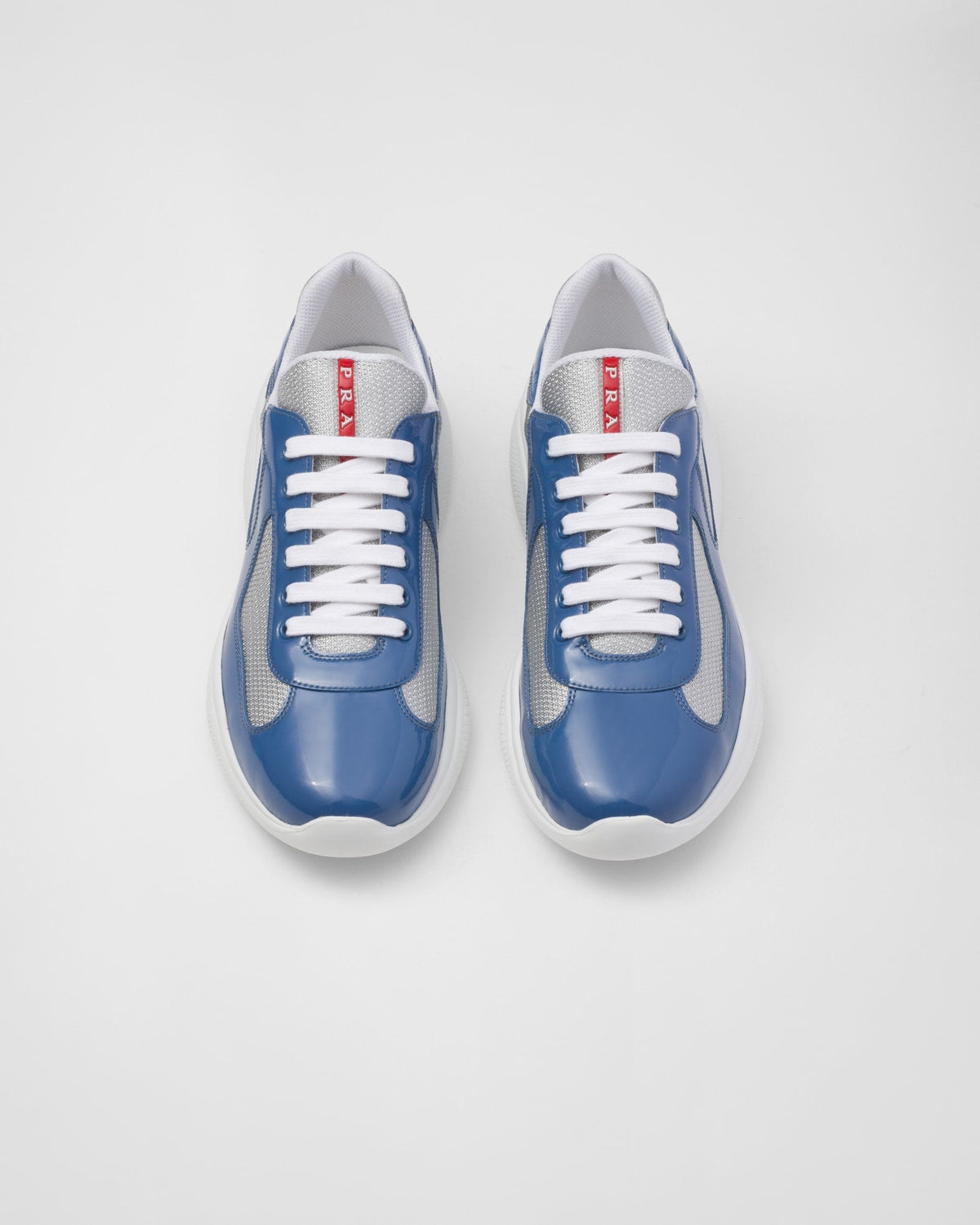 Prada America’s Cup en cuir verni et tissu