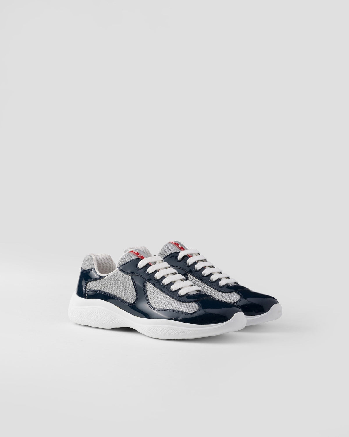 Prada America’s Cup en cuir verni et tissu