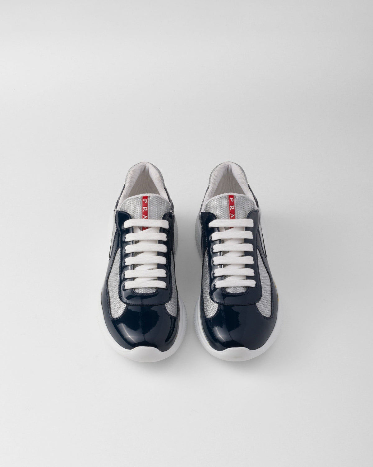 Prada America’s Cup en cuir verni et tissu