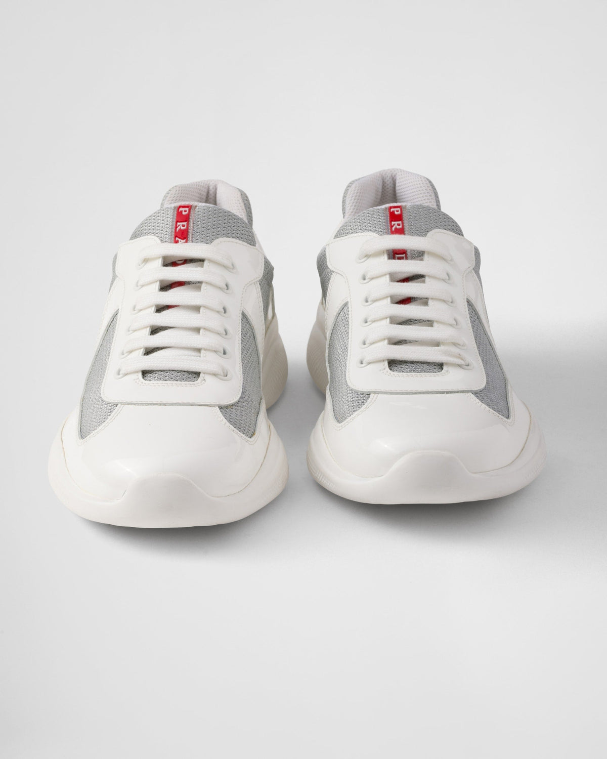 Prada America’s Cup en cuir verni et tissu
