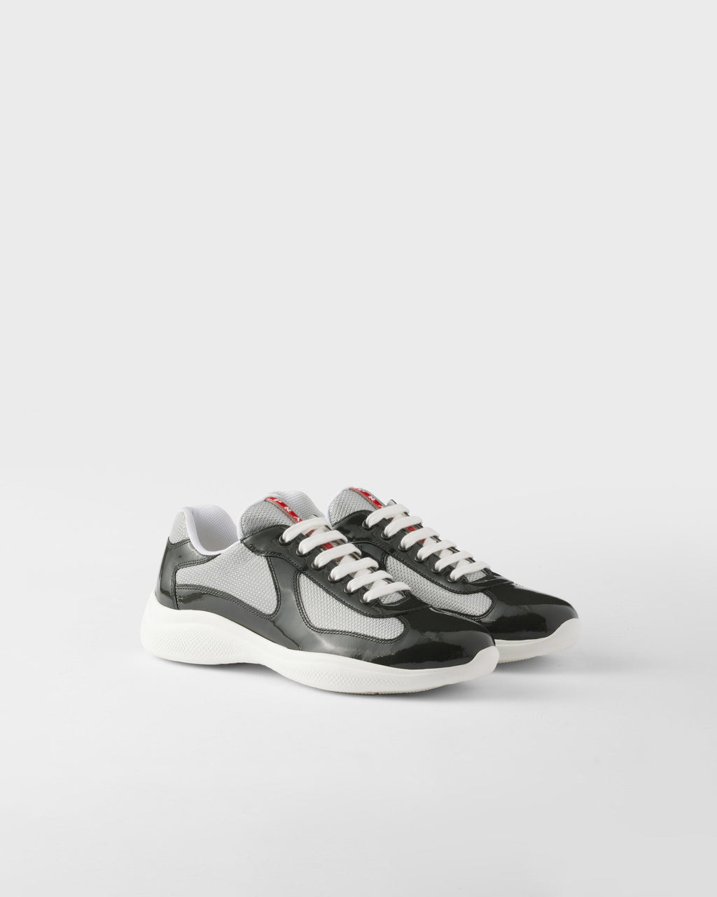 Prada America’s Cup en cuir verni et tissu