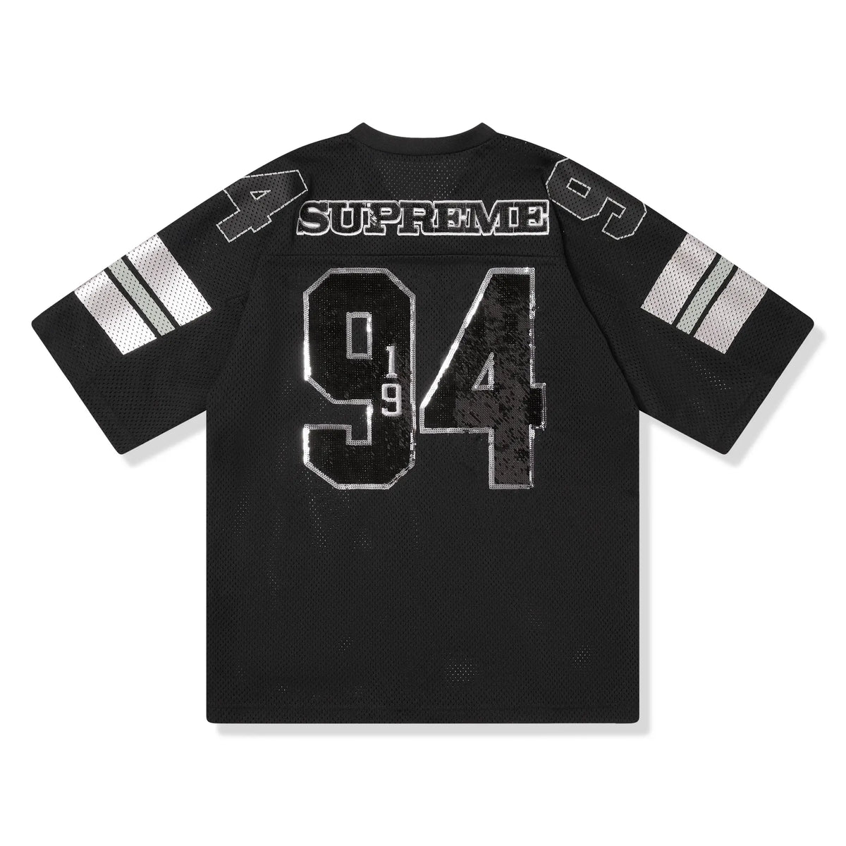 T-shirt Supreme Sequin Black Football Jersey (FW25)