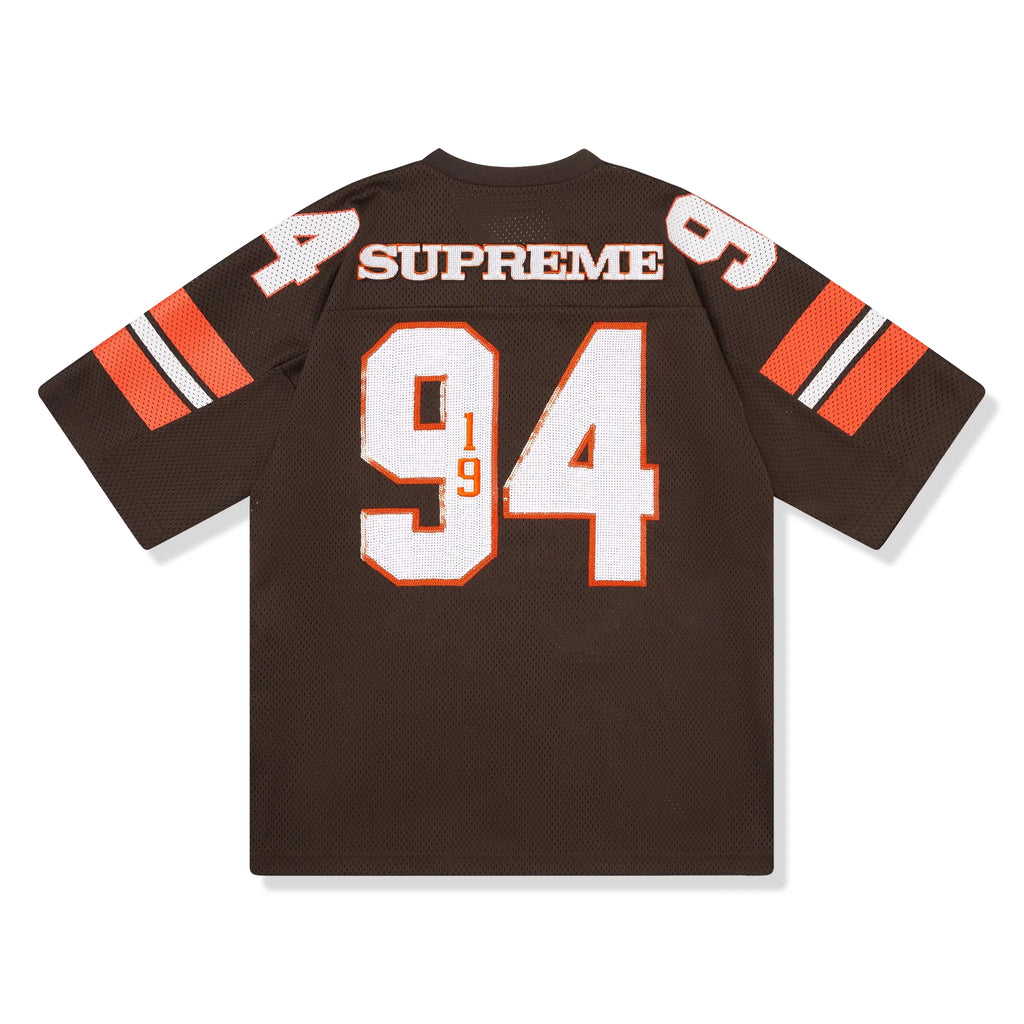 T-shirt Supreme Sequin Brown Football Jersey (FW25)