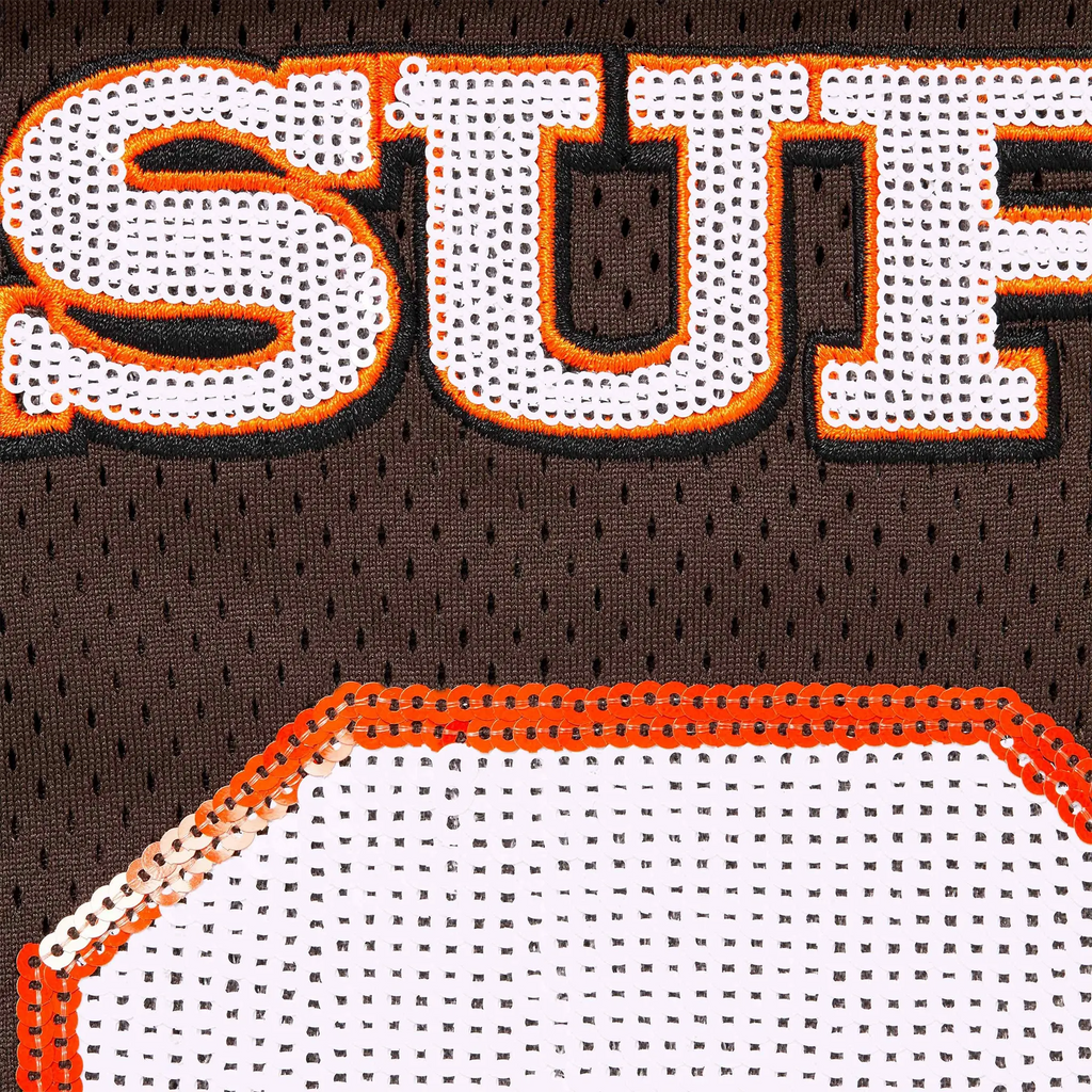T-shirt Supreme Sequin Brown Football Jersey (FW25)