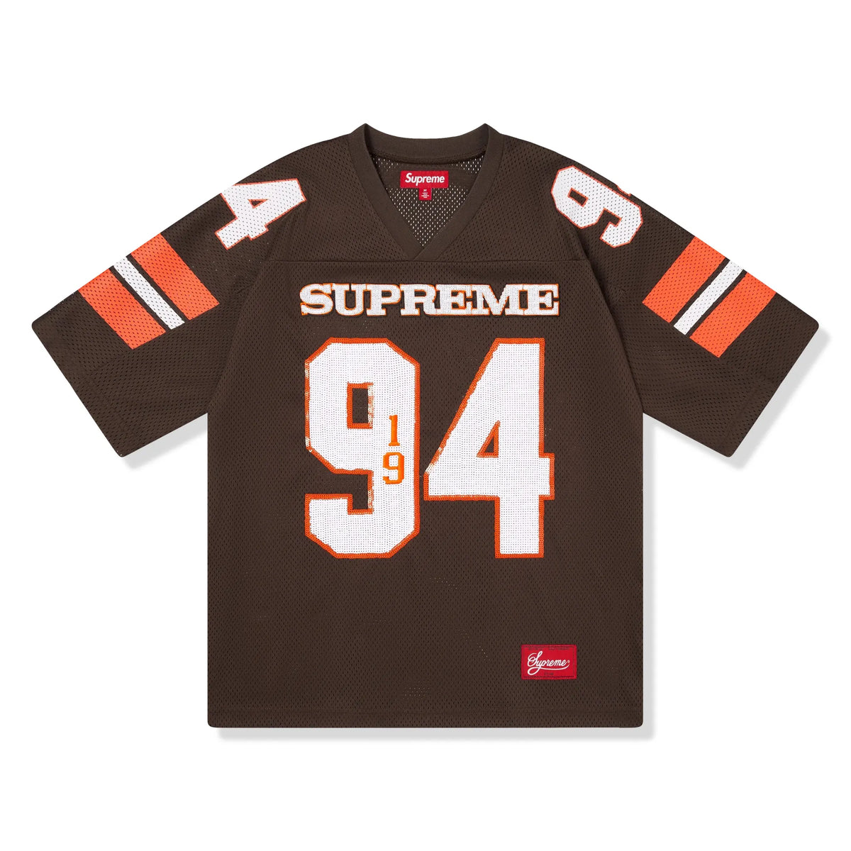 T-shirt Supreme Sequin Brown Football Jersey (FW25)