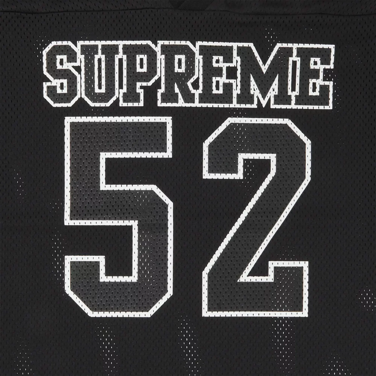 T-shirt Supreme Spiderweb Black Football Jersey
